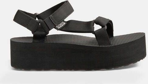 Teva Flatform Universal Sandaal Dames Zwart