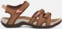 Teva Tirra Leather Sandaal Dames Bruin - Thumbnail 2