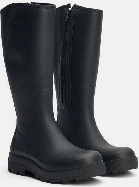 Tretorn Women's Halla Rubberlaarzen zwart grijs - Foto 1