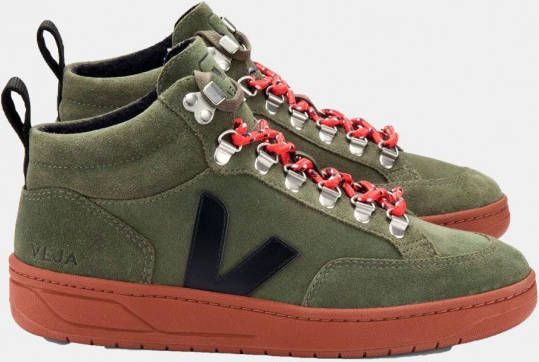 Veja dames Sneakers Roraima suede qrw031635 Olijf Groen - Foto 3