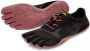 Vibram FiveFingers KSO EVO Schoen Dames Zwart Lichtroze - Thumbnail 1