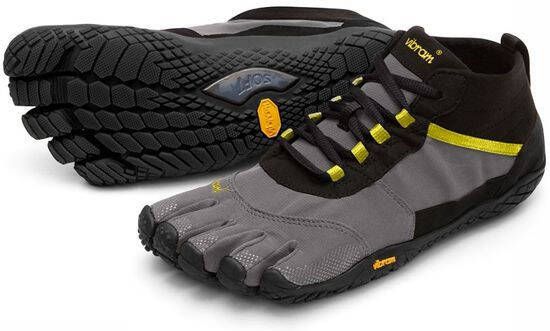 Vibram FiveFingers V-Trek Schoen Dames Zwart Middengrijs
