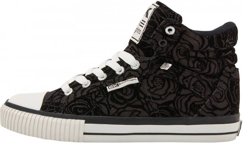 British knights DEE DAMES SNEAKERS HOOG, BLACK, 36, POLYESTER - Schoenen.nl