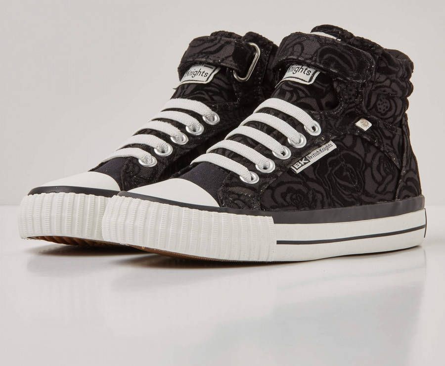 British knights DEE MEISJES SNEAKERS HOOG, BLACK, 28, POLYESTER -  Schoenen.nl