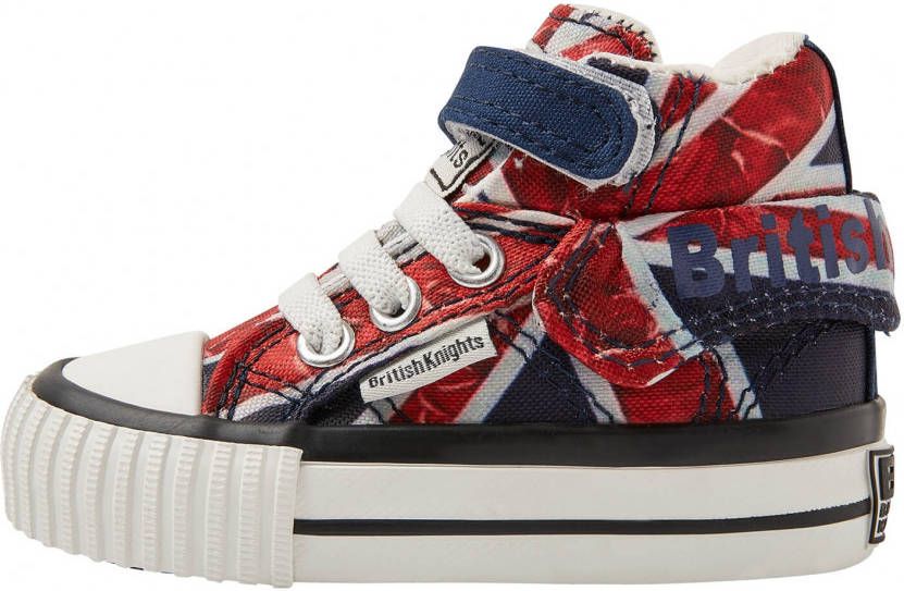 British Knights ROCO BABY MEISJES SNEAKERS HOOG RED 21 NYLON