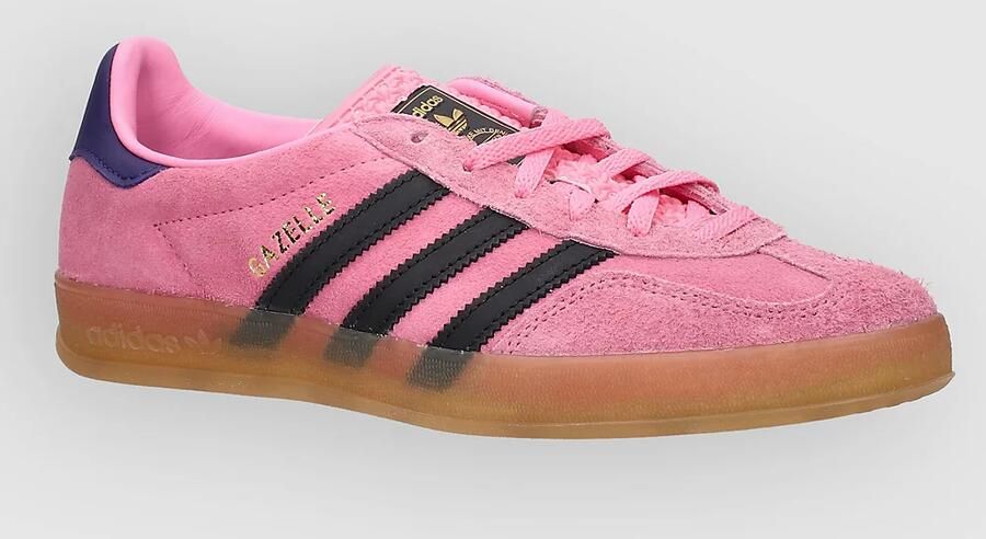 Adidas Originals Gazelle Indoor W Sneaker Gazelle bliss pink core black collegiate purple maat: 36 2 3 beschikbare maaten:36 2 3 38 40 2 3 - Foto 14