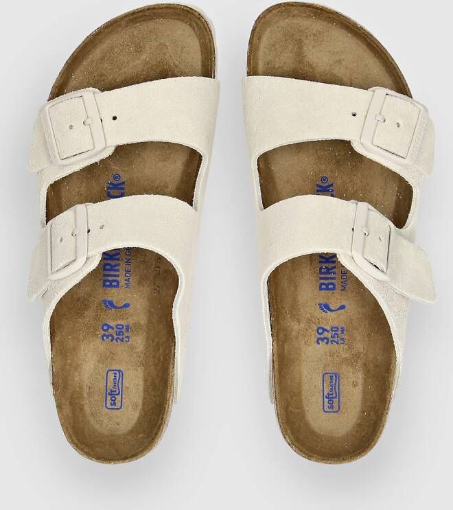 BIRKENSTOCK Teenslippers Dames Arizona Soft Maat: 37 Materiaal: Suède Kleur: Beige - Foto 9