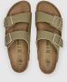 Birkenstock Arizona Tex Canvas Veg Faded Khaki Slides & sandalen 1023958 - Thumbnail 4
