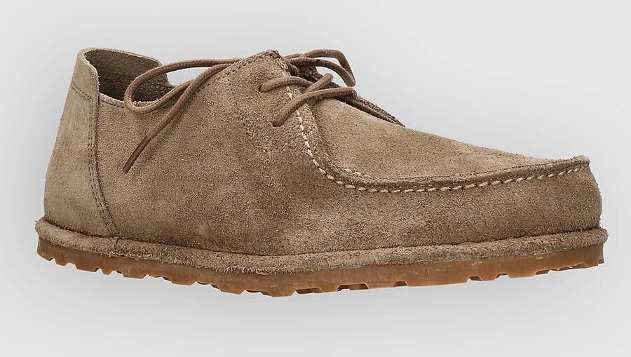 Birkenstock Utti Lace Suede Leather Sneakers bruin