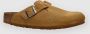 Birkenstock Bruine Corduroy Sandalen Leer Instapper Brown Unisex - Thumbnail 4