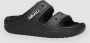 Crocs Classic Cozzzy Sandal Volwassenen Slippers Zwart Zwart - Thumbnail 4