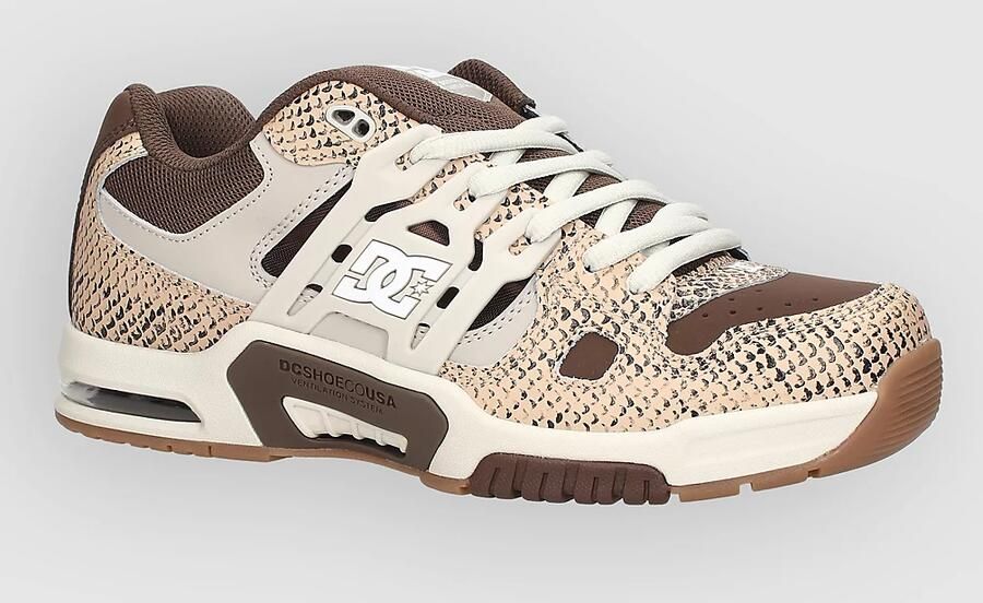 DC Shoes At-2 Sneakers Heren Bruin Leer - Foto 2