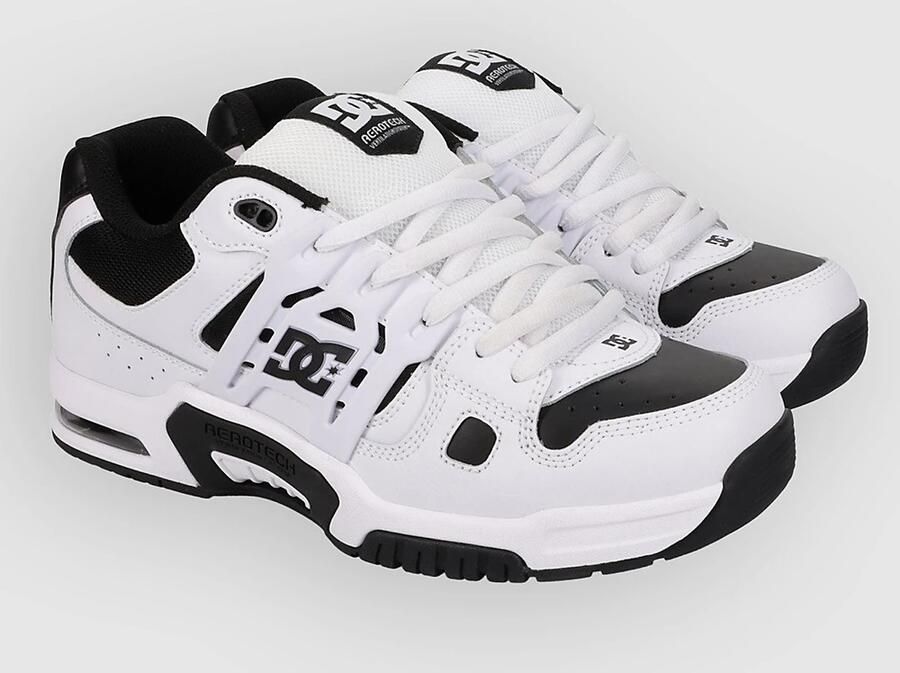 DC Shoes At-2 Sneakers Heren Wit Leer - Foto 2