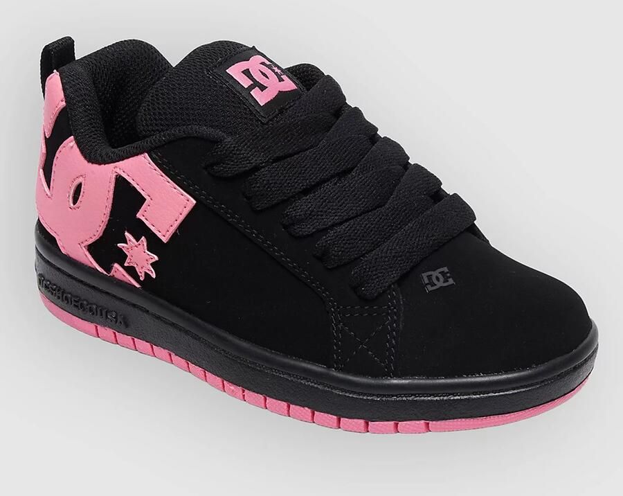 DC Shoes Court Graffik Kindersneakers Zwart Suède - Foto 4