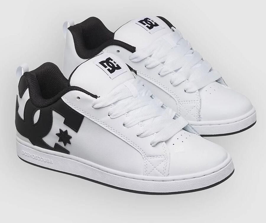 DC Court Graffik Sneakers wit