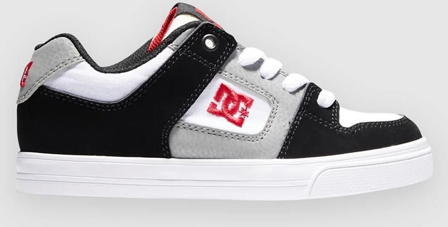 DC Uni Sneaker Pure White Black Red MULTICOLOR - Foto 3