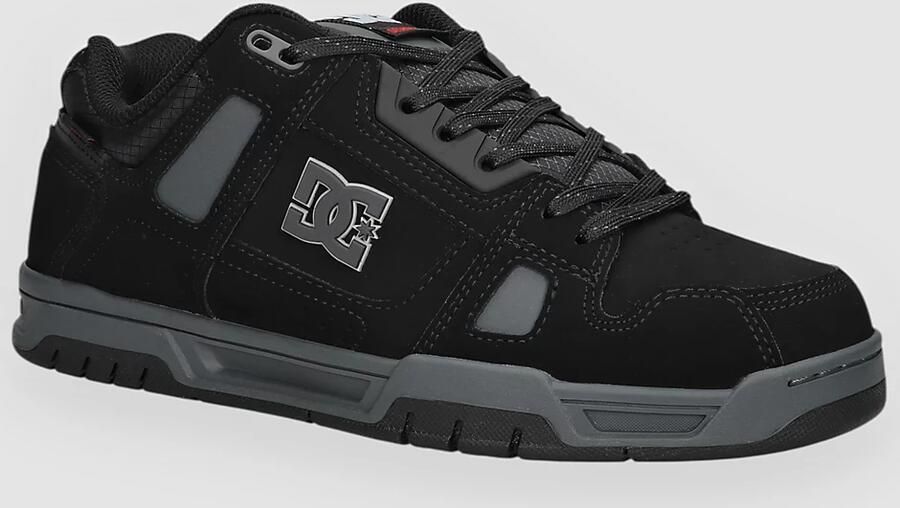 DC Shoes Stag Sneakers Heren Zwart Suède - Foto 2