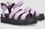 Dr. Martens Lila Sandaal van Tumbled Leer met Verstelbare Band Purple Dames - Thumbnail 2