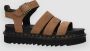 Dr martens Dr. Martens Blaire savannah tan Beige Nubuck Platte sandalen Dames - Thumbnail 9