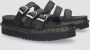 Dr Martens Sandals Blaire Slide Hydro Leather Dr. Martens Zwart Dames - Thumbnail 3