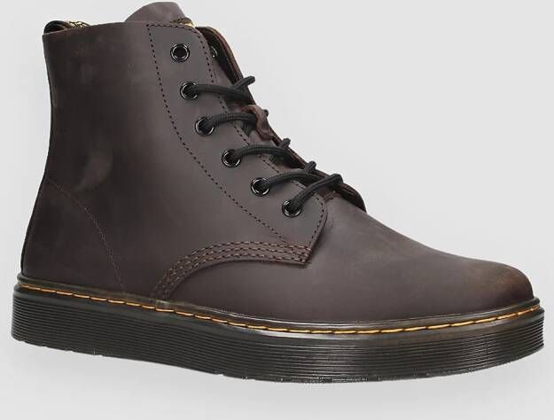 Dr. Martens Hoge Sneaker van Donkerbruin Leer Brown Unisex - Foto 6