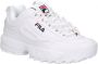 Fila Witte Polyester Sneaker met Contrasterende Details White Dames - Thumbnail 6