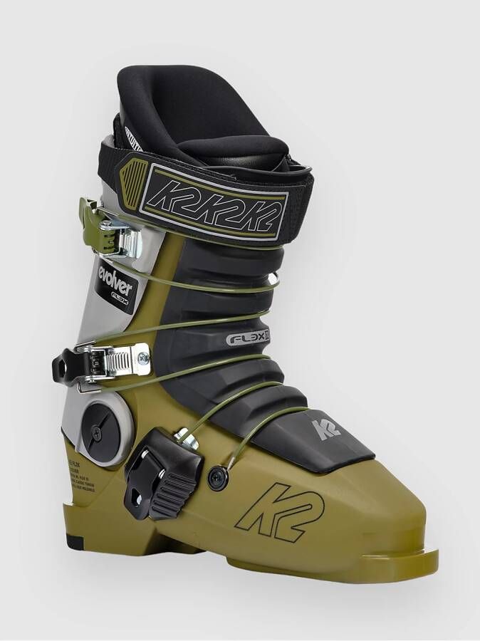 K2 FL3X Evolver 2025 Kids Ski Schoenen groen
