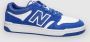 New Balance Lage Top Blauwe Sneakers Blue - Thumbnail 4