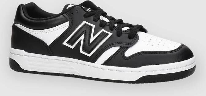 New Balance 480 Leather Sneakers wit