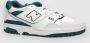 New Balance Vintage Teal Basketbal-geïnspireerde Leren Sneakers White - Thumbnail 4