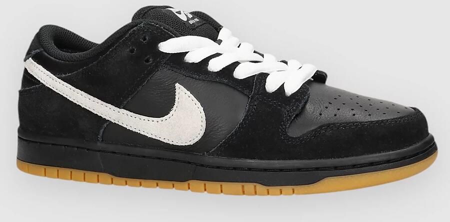 Salomon Lage Sneakers Nike Dunk Low Pro SB Black White Gum - Foto 3