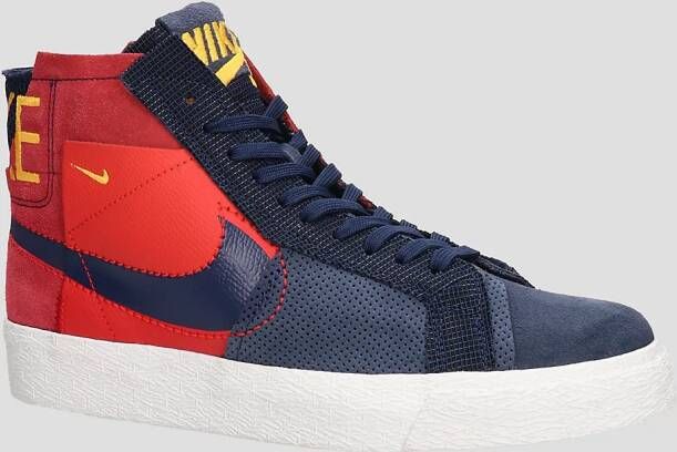 Nike Sb Zoom Blazer Mid Prm Skateschoenen rood