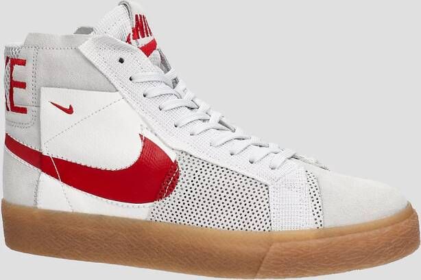 Nike Sb Zoom Blazer Mid Prm Skateschoenen wit