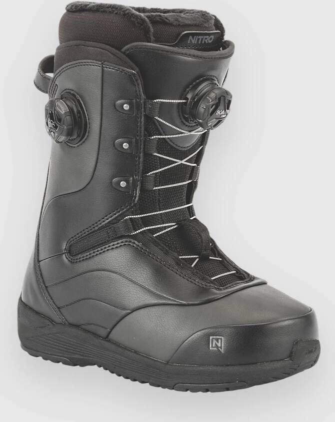 Nitro Crown BOA 2026 Snowboard Schoenen zwart