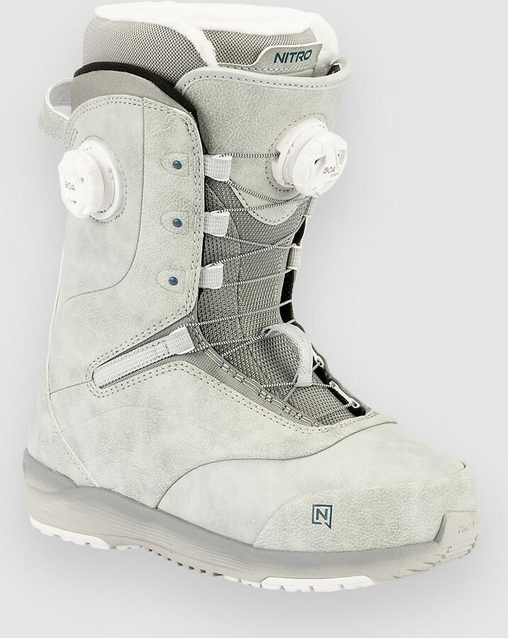 Nitro Crown BOA 2026 Snowboard Schoenen grijs