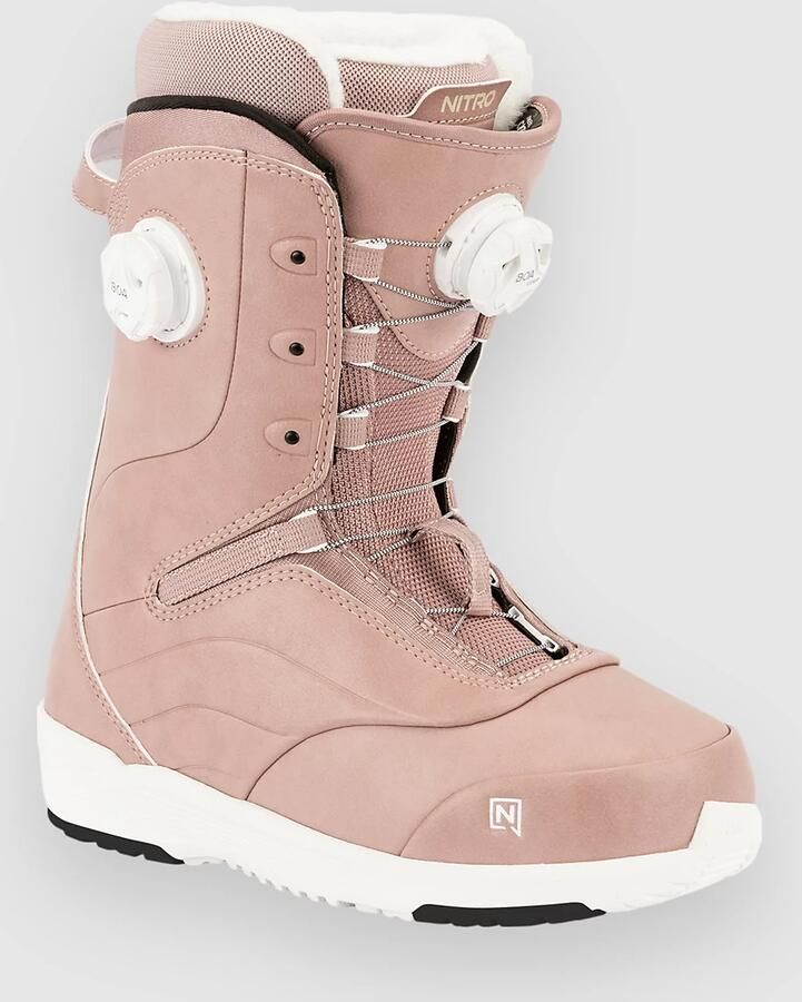 Nitro Crown BOA 2026 Snowboard Schoenen roze