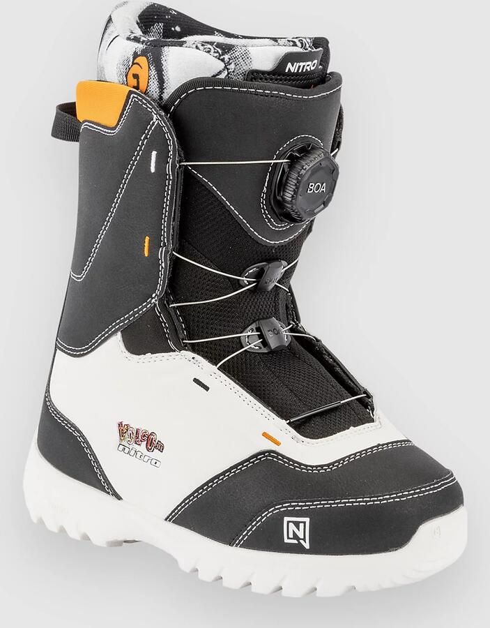 Nitro Droid BOA 2023 Kids Snowboard Schoenen zwart