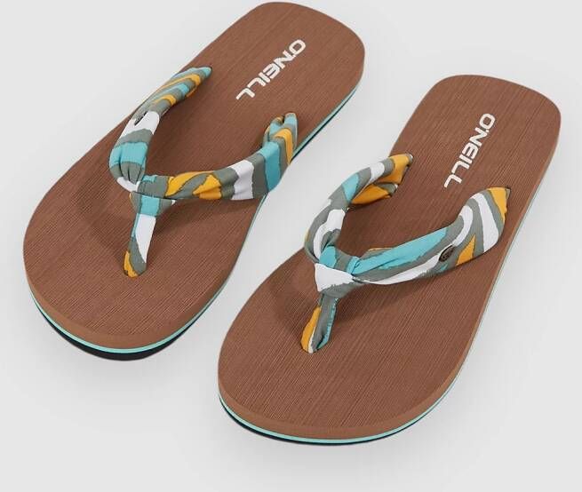 O'Neill Ditsy Sun Sandals teenslippers met blauw geel Meisjes Textiel 36 - Foto 4