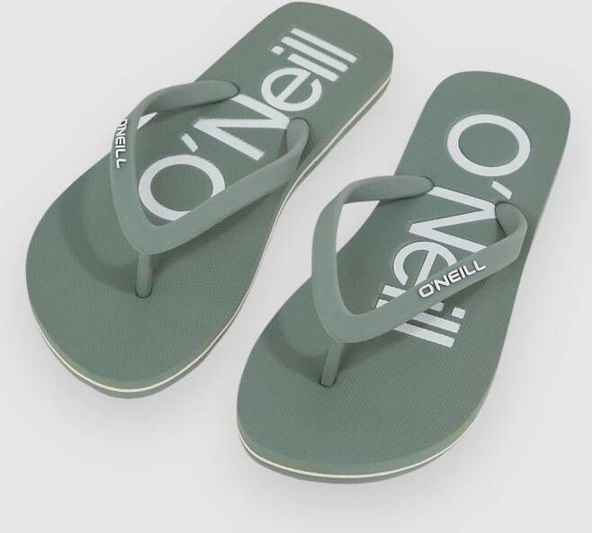 O'Neill Profile Logo teenslippers grijsgroen Meisjes Rubber 22.5 - Foto 3