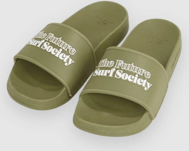 O'Neill The Future Surf Society Unisex Slides Sandalen groen