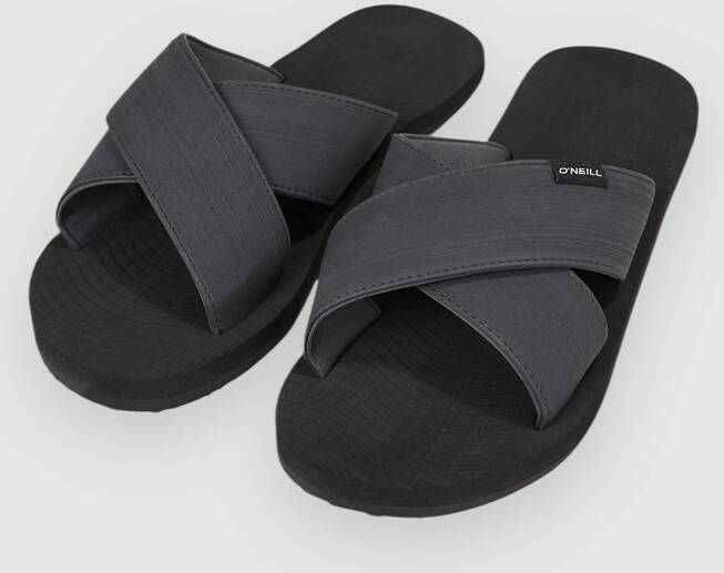 O'Neill Koosh Cross Over Bloom Slides Sandalen zwart