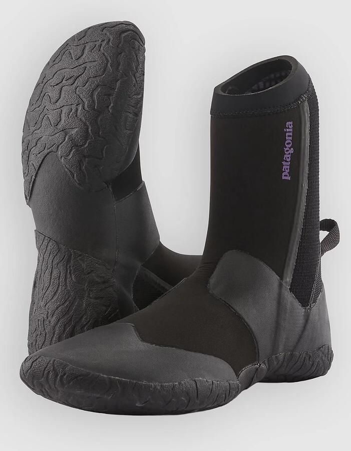 Patagonia Regulator 5mm Round Toe Surf Schoenen zwart