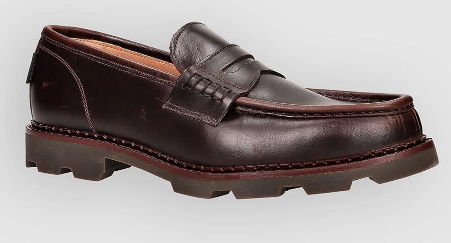Pompeii Modena Leather Slip Ons bruin