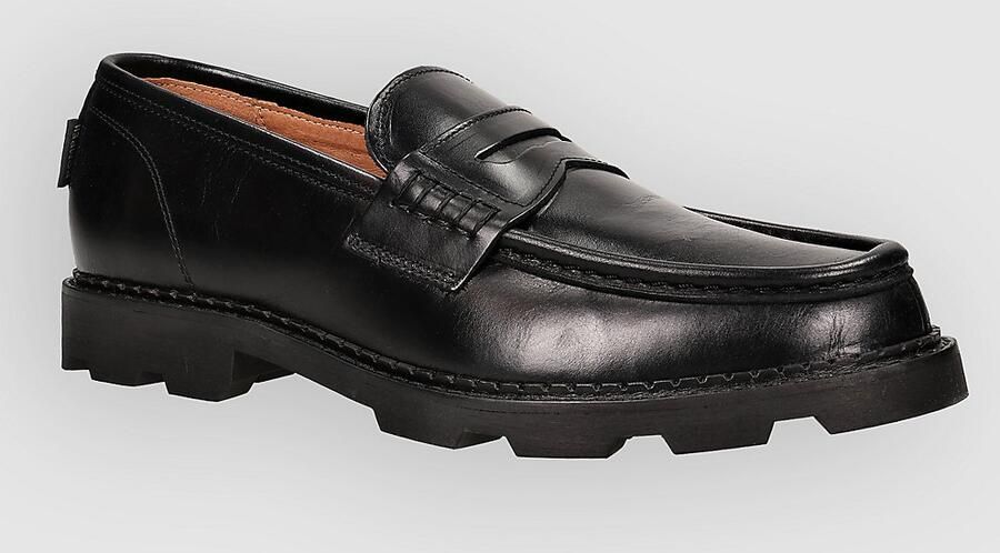 Pompeii Modena Leather Slip Ons zwart