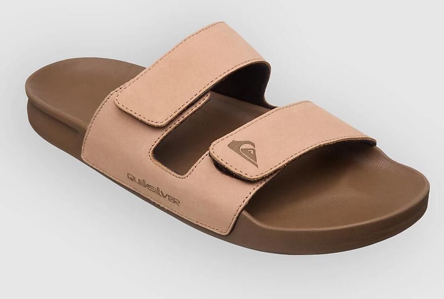 Quiksilver Rivi Leather Double Adjust Sandalen bruin beige - Foto 2