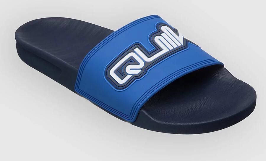 Quiksilver Rivi Wordmark Slide II Sandalen blauw