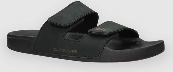 Quiksilver Rivi Leather Double Adjust Rf Sandalen zwart