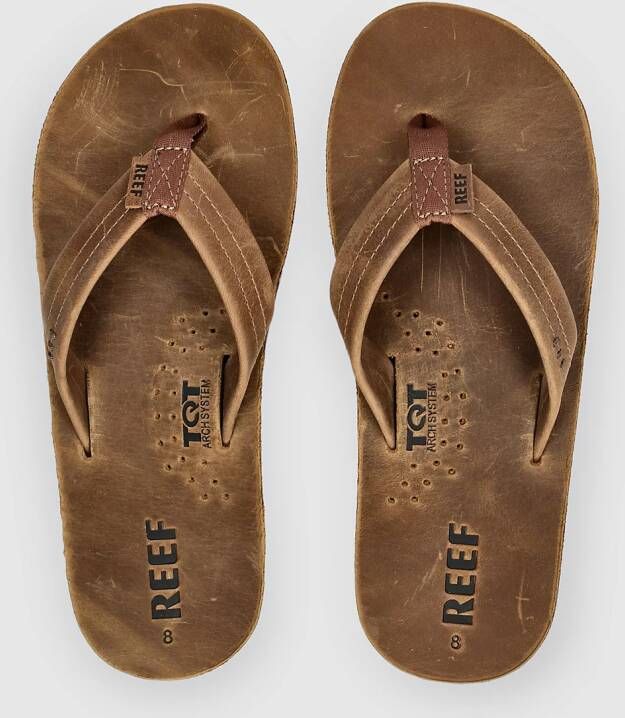 Reef Draftsmen leren teenslippers bruin - Foto 4