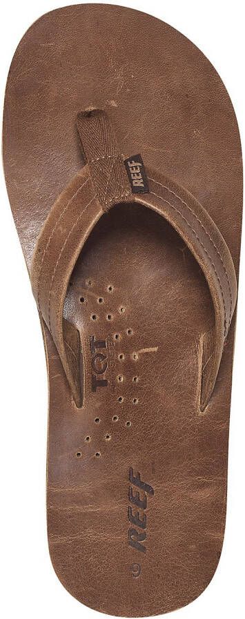 Reef Draftsmen leren teenslippers bruin - Foto 3