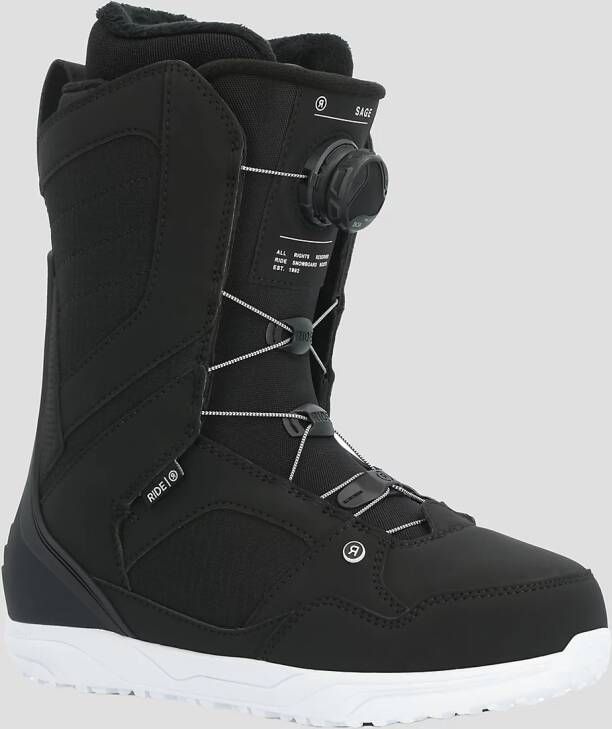 Ride Sage 2024 Snowboard schoenen zwart